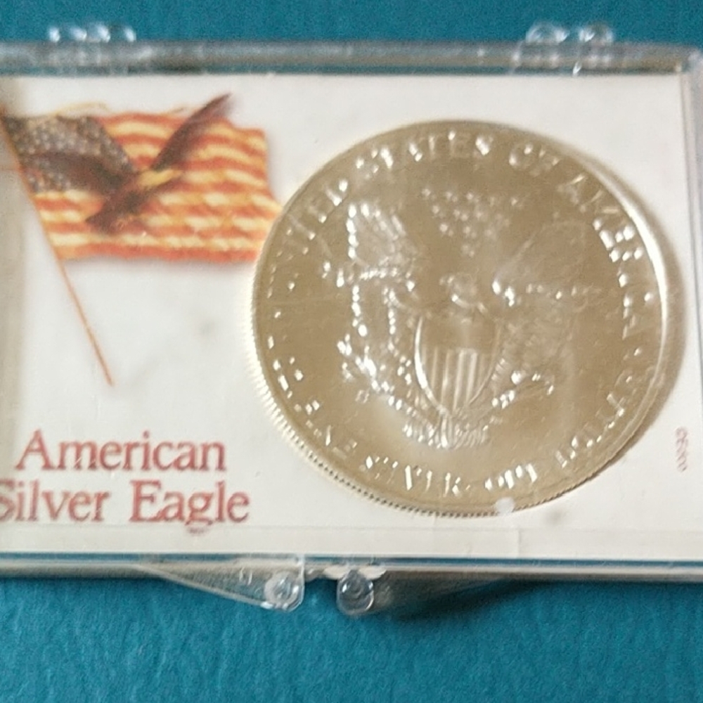 1994 American Silver Eagle Coin .999 Silver Uncertified Walking Lady Liberty
